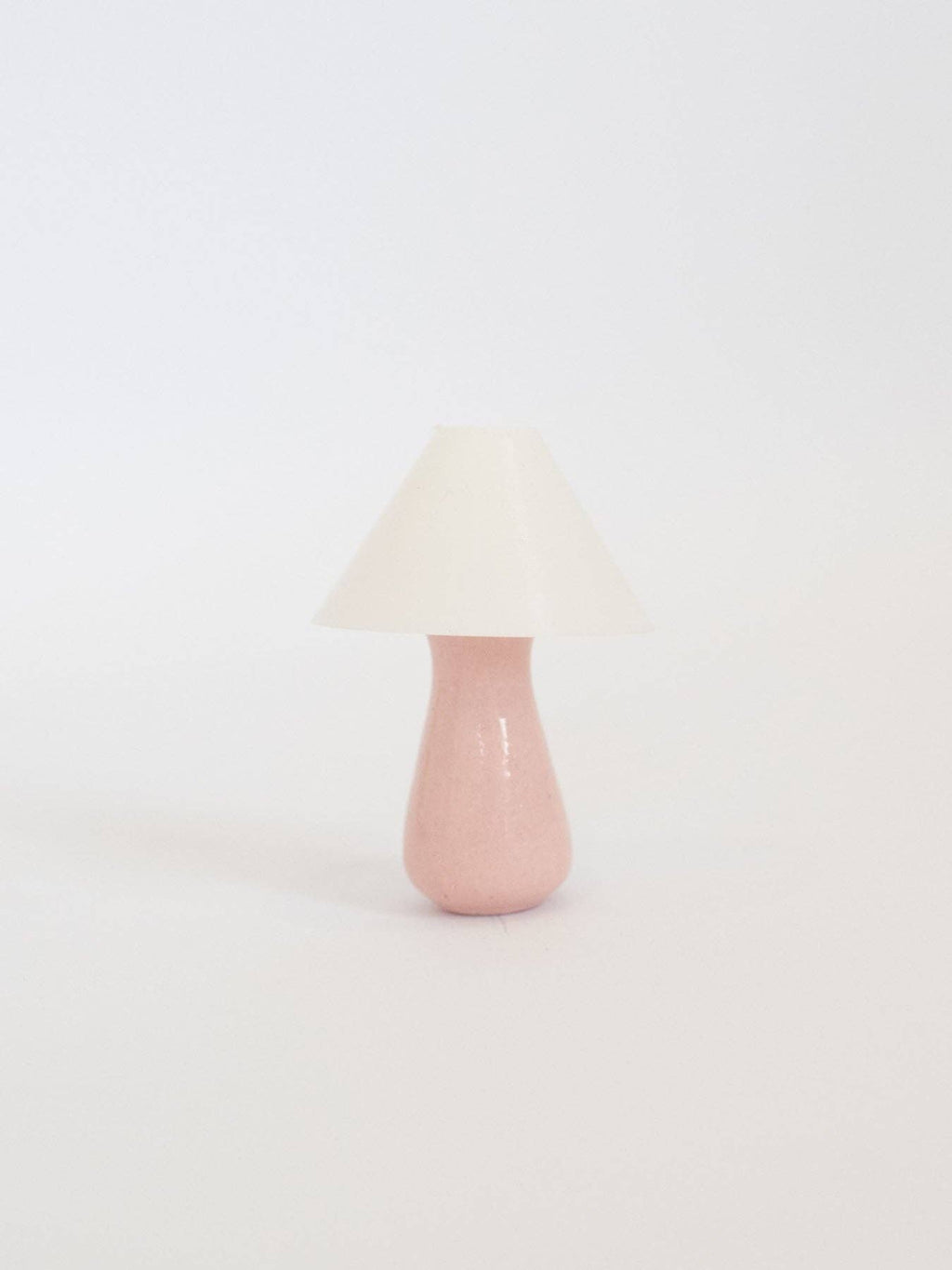 Pretty Pink Table Lamps | Dollhouse Miniature 1:12 Scale: Drum Shade