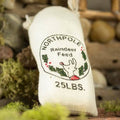 3-1/4" Miniature North Pole Reindeer Feed Sack