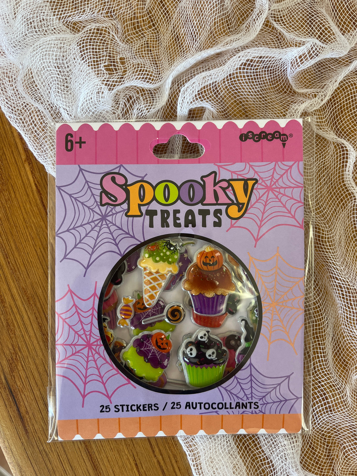 Spooky treats stickers