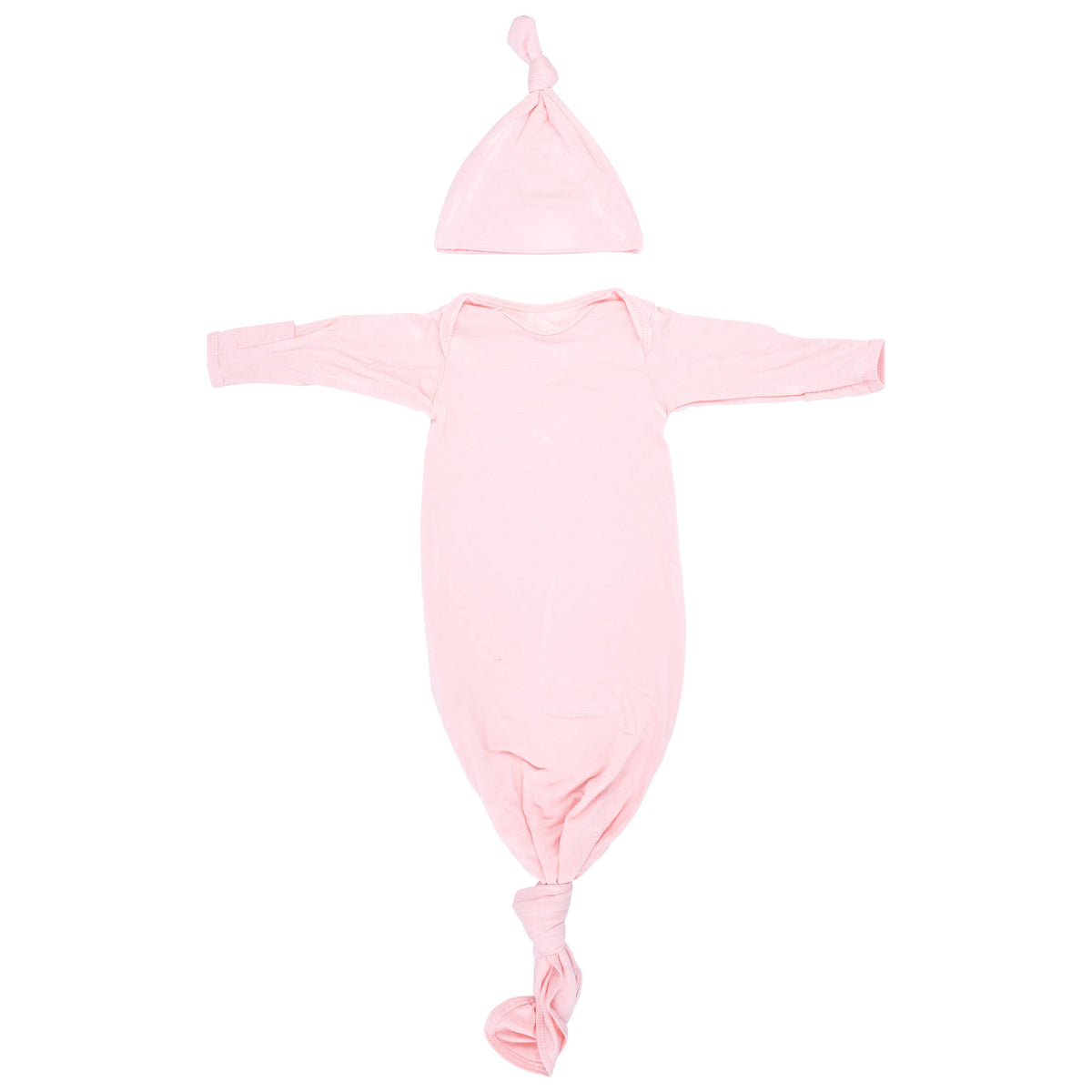 Heavenly Pink Knotted Gown: Gown & Bow