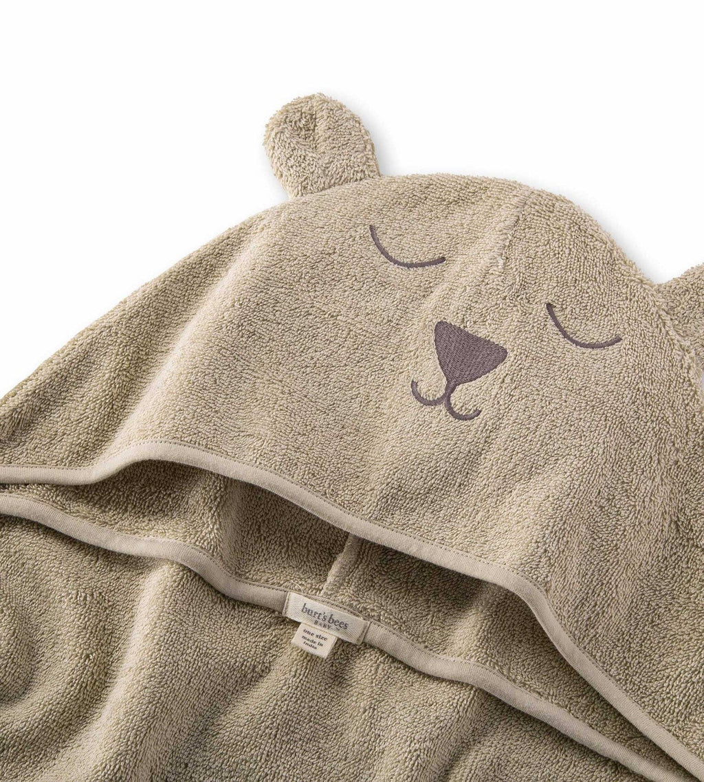 Organic Cotton Toddler Hooded Bear Towel: Bear Towel / Toddler Towel 50" x 26"