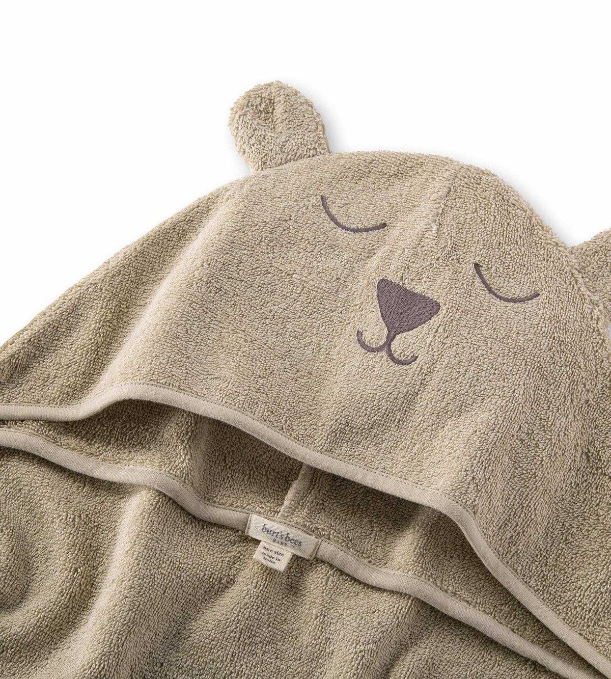 Organic Cotton Toddler Hooded Bear Towel: Bear Towel / Toddler Towel 50" x 26"