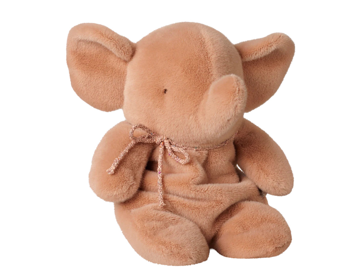 Elephant, plush, medium - vintage rose
