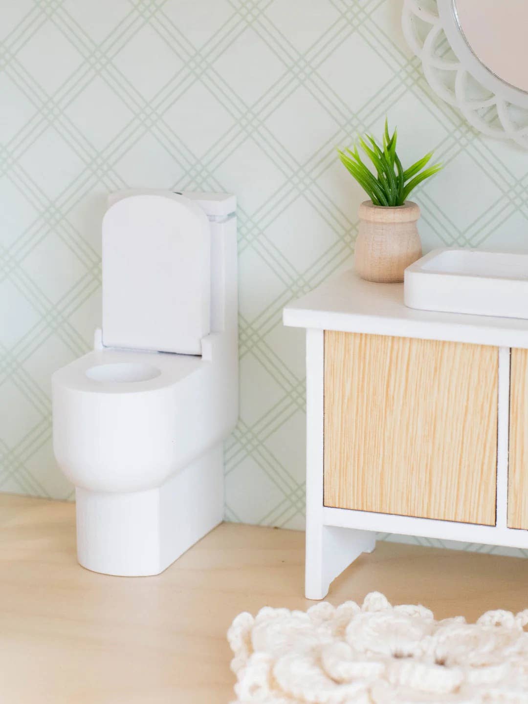 Dollhouse Toilet | White