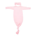 Heavenly Pink Knotted Gown: Gown & Bow