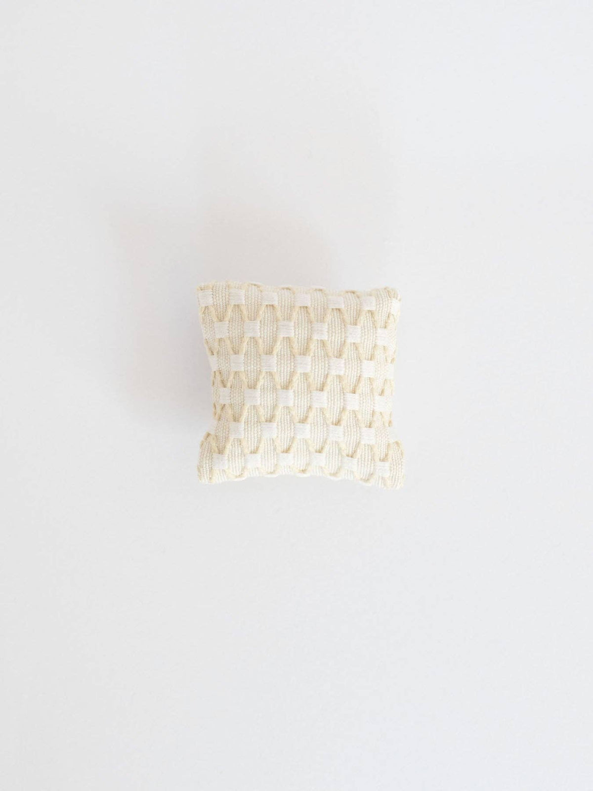 Ecru Loom Pillows | Dollhouse Miniature Accessories & Decor: Basket Weave