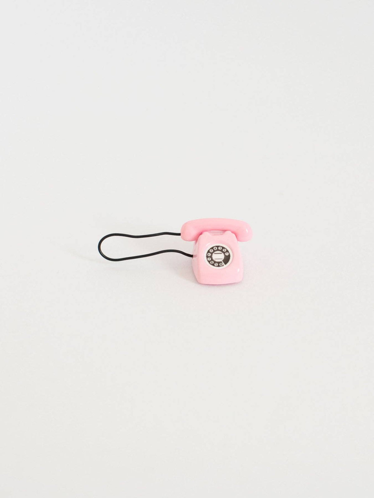 Tabletop Rotary Phone | Pink | Dollhouse Miniature Accessory
