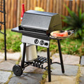 Miniature Black Metal Barbecue Grill with Tank