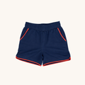 Boys Court Shorts in Red/Blue