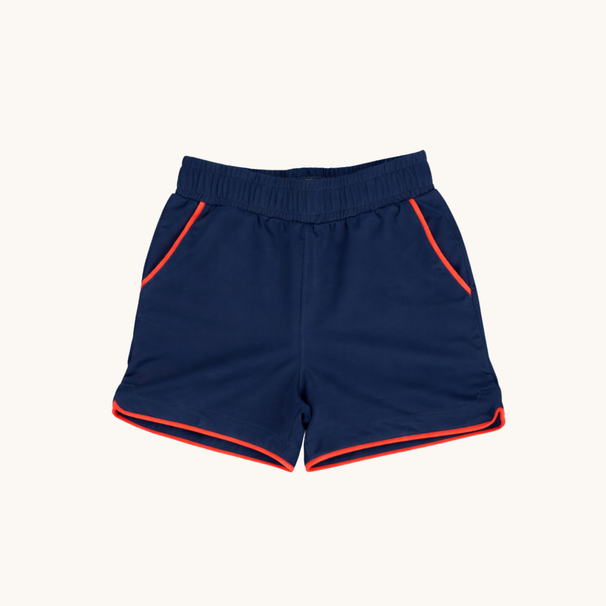 Boys Court Shorts in Red/Blue