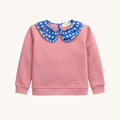 Collared Sweatshirt in Swan