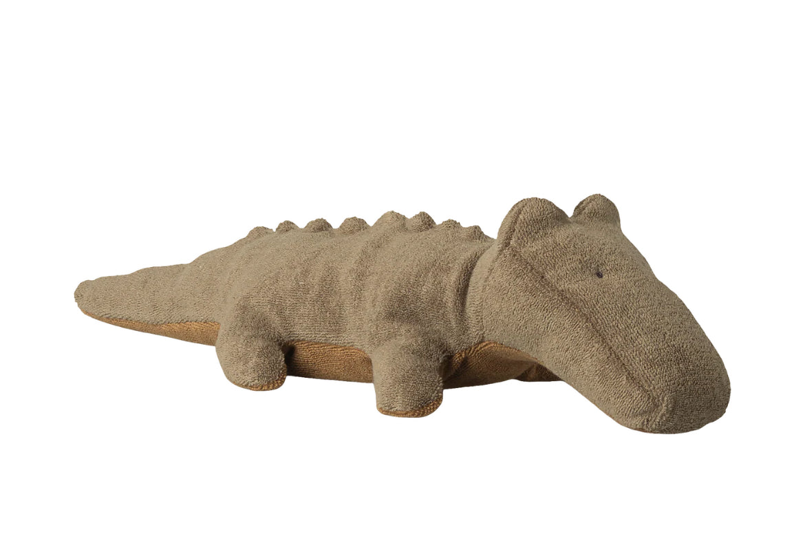 Safari Friends, Crocodile, Small - Olive Green