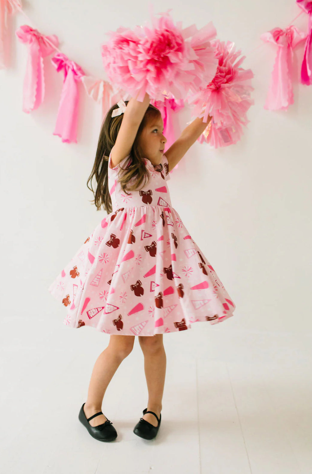 Classic Twirl Dress in Game Day