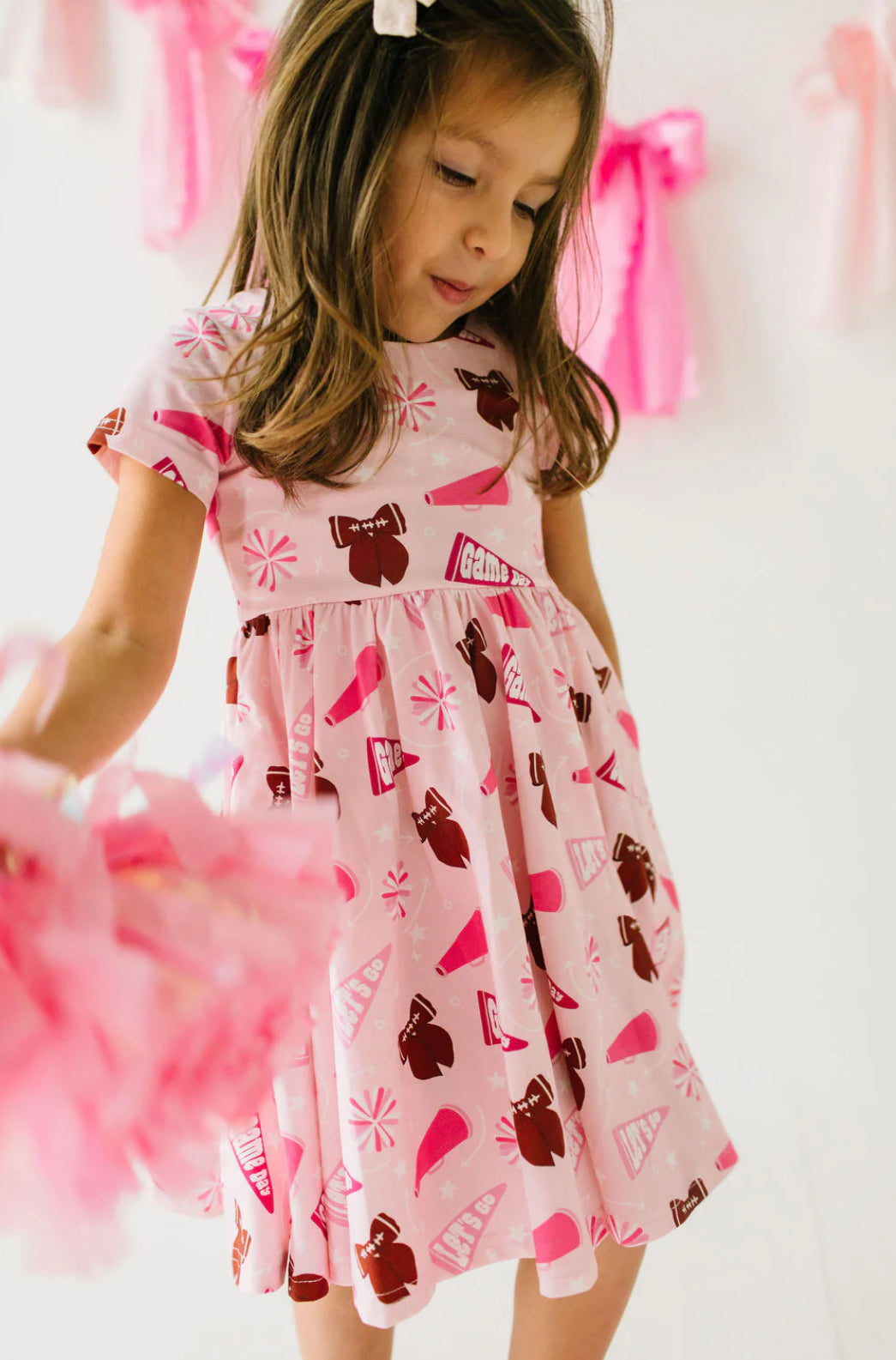 Classic Twirl Dress in Game Day