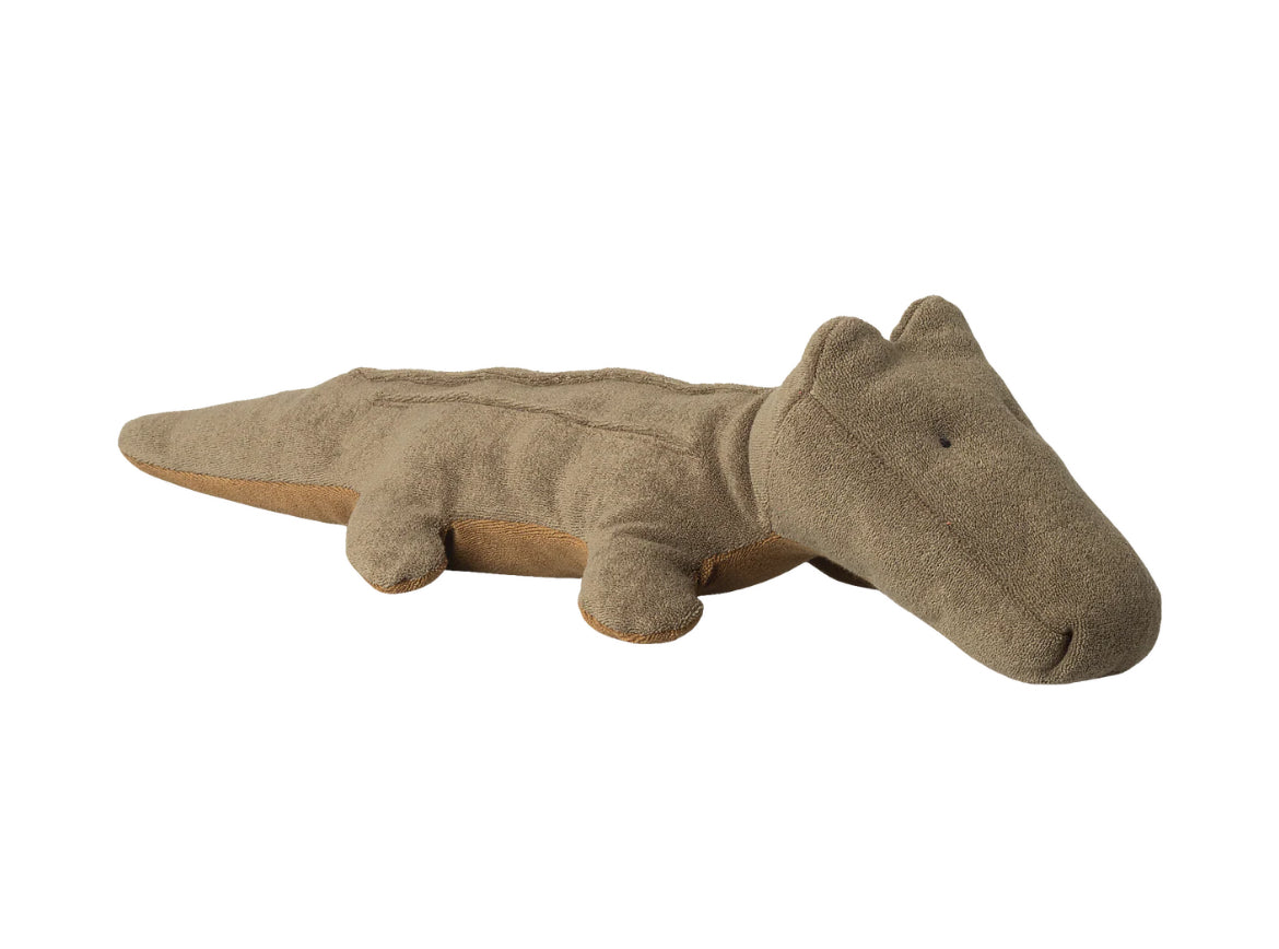 Safari Friends, Crocodile, Medium - Olive Green