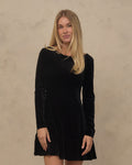 women's penny dress in black
