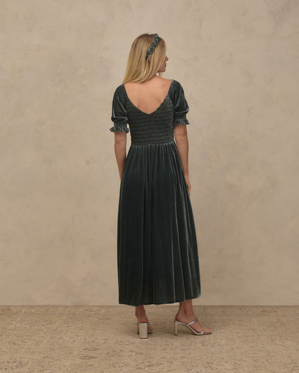women's Adele dress in green