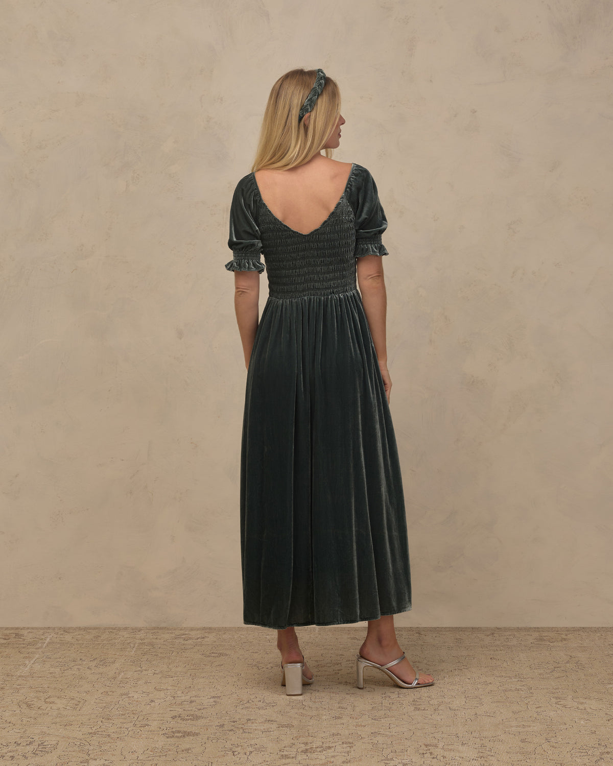 women's Adele dress in green