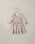 Elodie Dress in Blue Garden