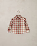 Harrison button down in holiday tartan