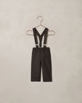 suspender pant in black