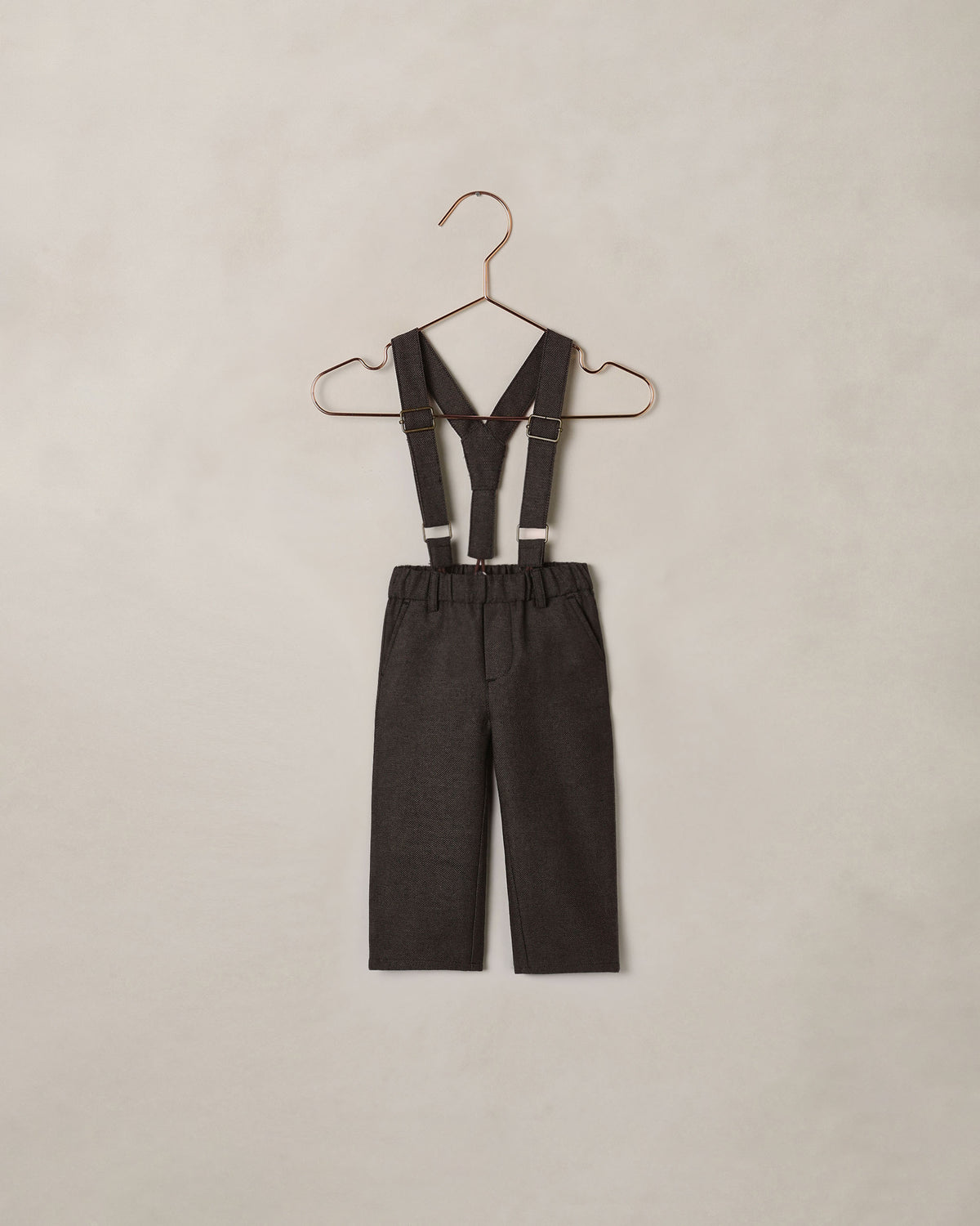 suspender pant in black