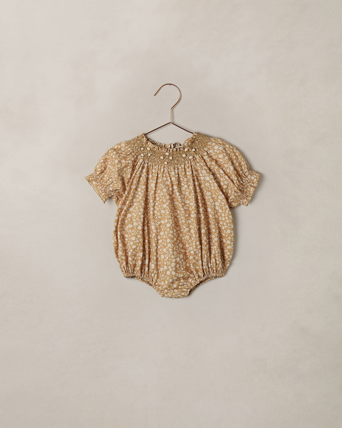Maddie romper in golden meadow