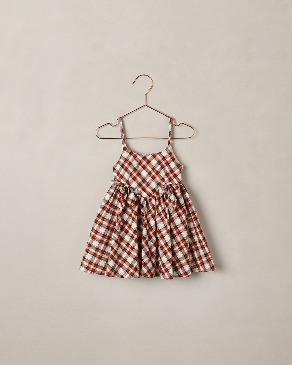 betsy dress in holiday tartan