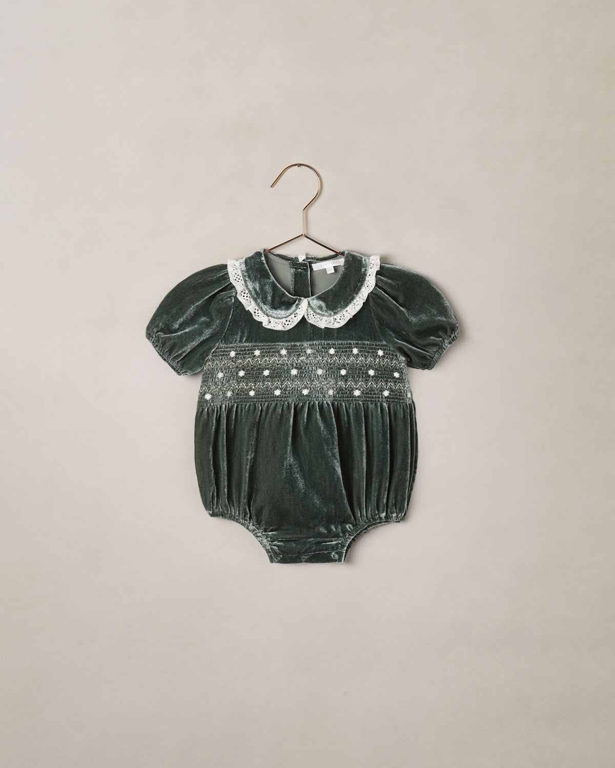 Elizabeth romper in green
