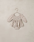 Elodie romper in blue garden