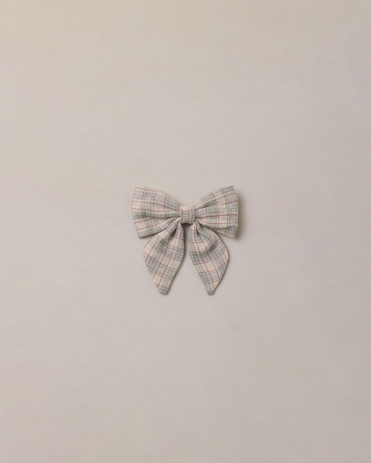 Norah bow in fall plaid
