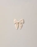Norah bow embroidered floral