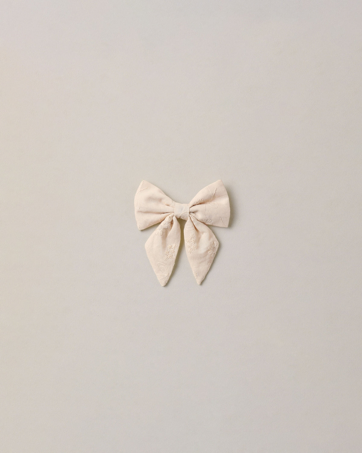 Norah bow embroidered floral