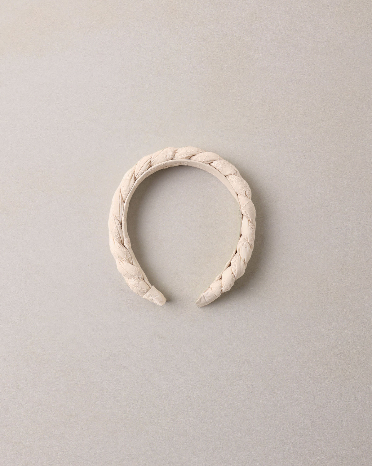 braided headband in natural