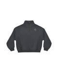 half zip sweatshirt in midnight
