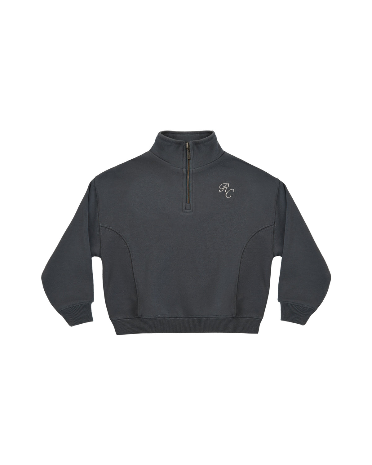 half zip sweatshirt in midnight