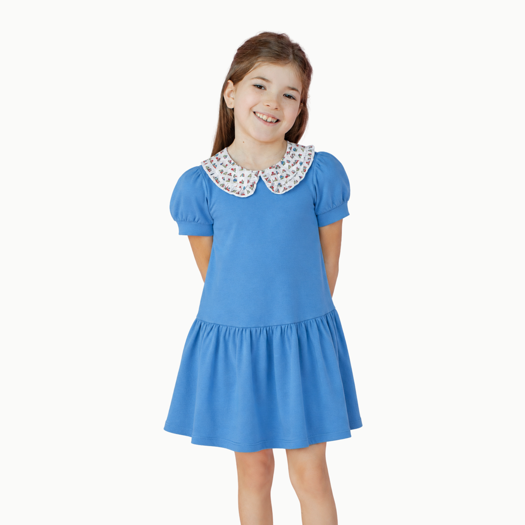 Puff Sleeve Tennis Dress in Back to School
