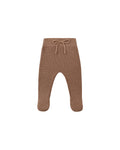 footed knit pant in cocoa