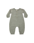 woven jumpsuit in spruce