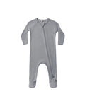 Bamboo Zip Footie ll Slate
