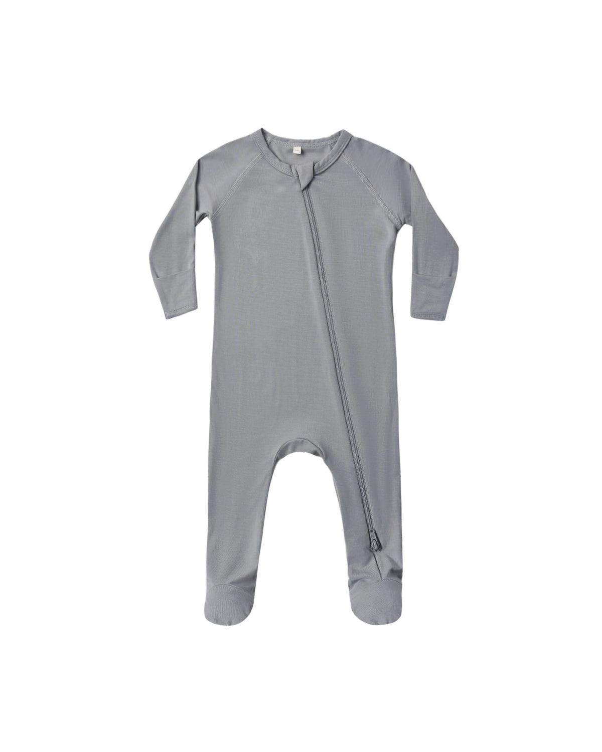 Bamboo Zip Footie ll Slate
