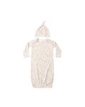 Bamboo Baby Gown + Hat Set ll Bloom - one size