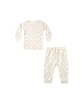waffle sleep set in fall ditsy