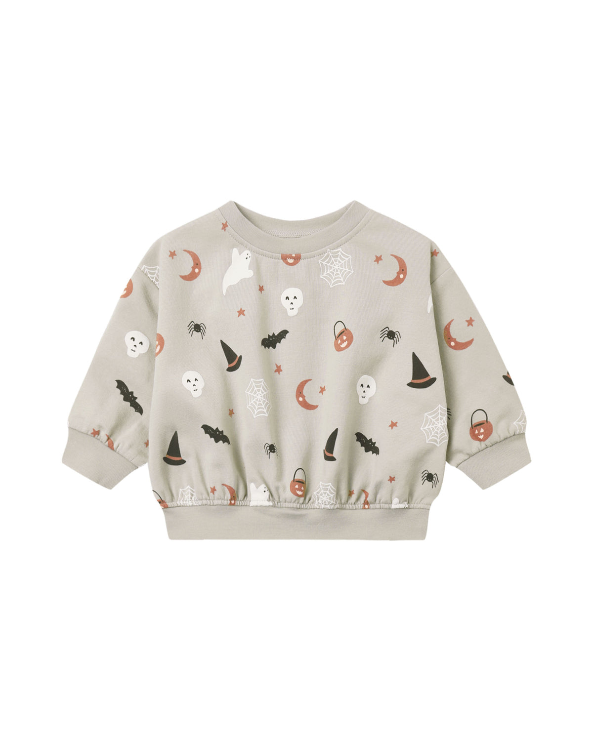 relaxed fleece sweatshirt in halloween things