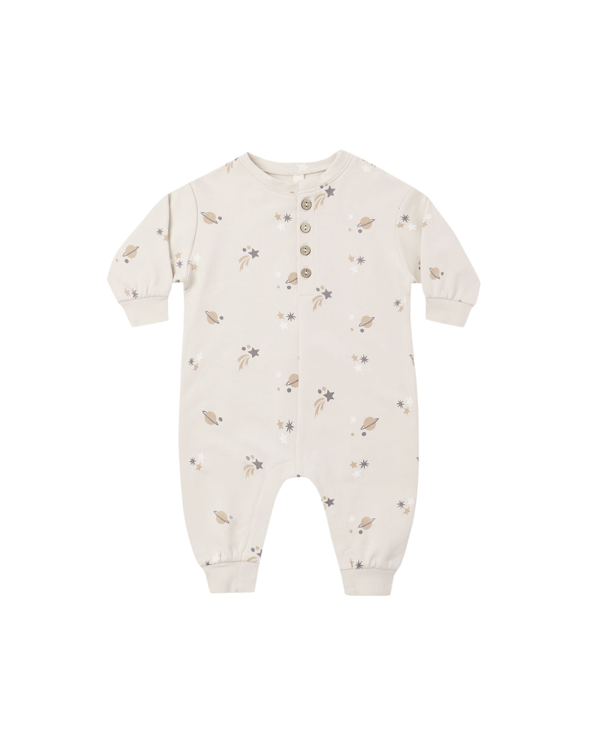 relaxed fleece jumpsuit in space