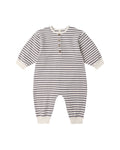 Relaxed Jumpsuit ll Slate Stripe