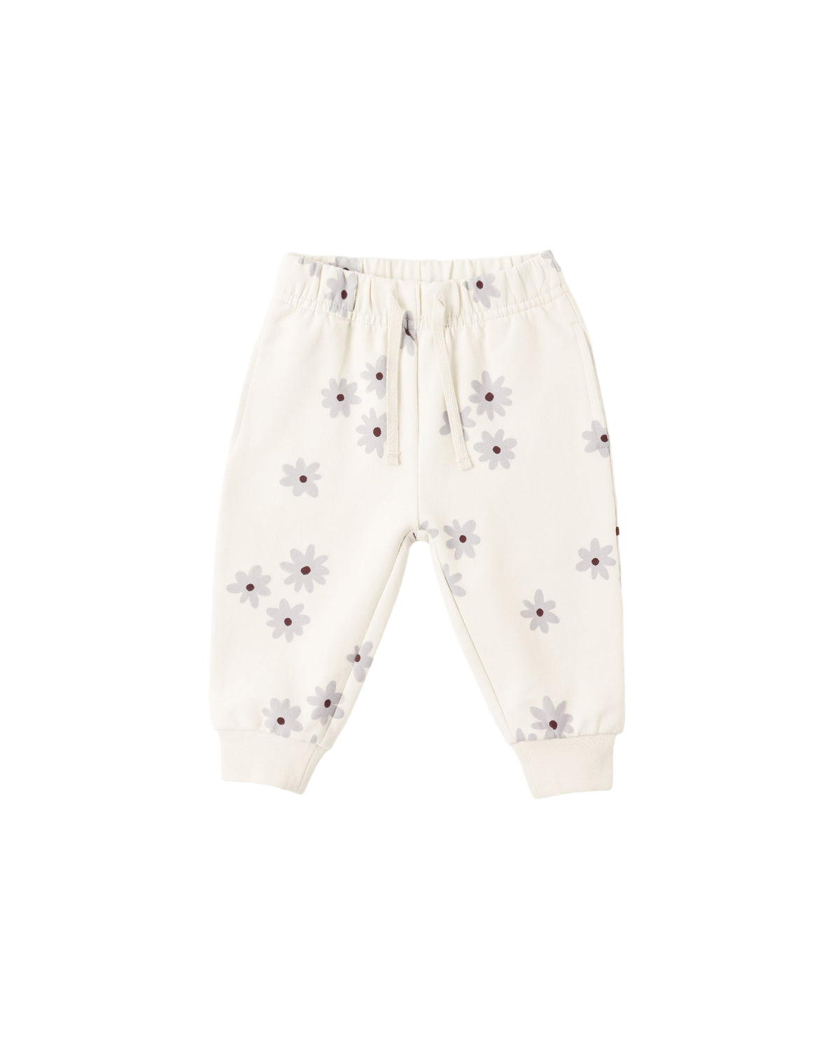 relaxed fleece jumpsuit in blue daisy