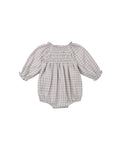 Eden Romper ll Blue Gingham