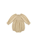 eden romper in butterscotch floral