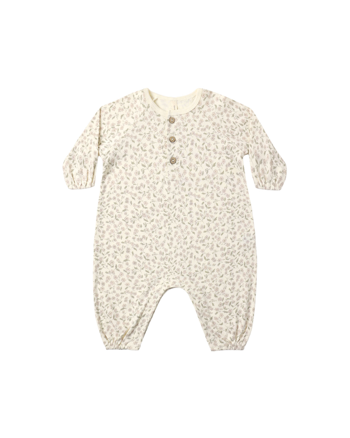 henley bubble jumpsuit in floret